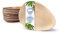 onlyleaf Palmware - Haute qualité d'assiette en feuille de palmier I 200 pièces d'assiettes en forme de goutte du feuille palmier 26 cm I Bio jetable vaisselle pour fête rapidement décomposable
