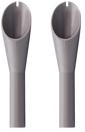 Lot de 2 entonnoirs de remplissage pour essence et diesel - Entonnoir de remplissage pour carburant diesel - Entonnoir universel pour carburant - Gris
