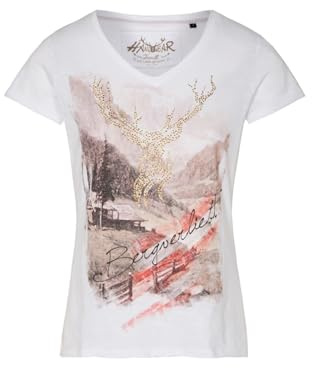 Hangowear Damen T-Shirt Antonia weiß S