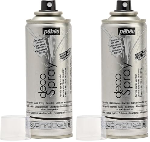 PEBEO Lucida Vernice, Trasparente, 200 ml, Acrilico, Transparent, 16.50 x 5.20 x 5.20 cm, unità (Confezione da 2)