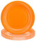 GSrenyu 20Pcs Orange Party Paper Plates 7 inch,Orange Party Tableware Decor Orange Paper Plate Orange Plates for Kids Halloween Autumn Thanksgiving Party Supplies Table Decorations