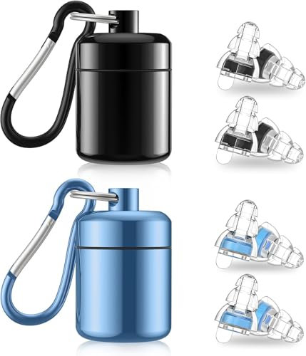 High Fidelity Concert Earplugs for Concert Musicians, Ear Plugs for Noise Reduction, 24db Advanced Filter Technology Ear Plugs for Music Festivals, DJs, Nightclub, Drummers