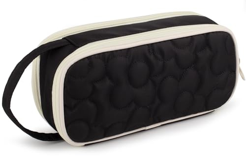Bunnychic Trousse À Crayons pour Filles, Pochette 2 Compartiments Scolaire