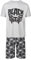 Mens Short Pyjamas Character Movie Night Lounge Sleep PJ Sets M to XXL New (BP Grey L)