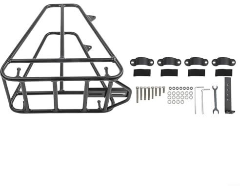 Porte-bagages avant de vélo en alliage d'aluminium léger avec vélo de montagne électrique scooter 30 x 28 x 14 cm
