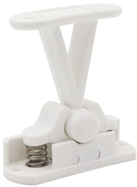 Windproof T-Type Caravan Door Retainer Catch - Heavy Duty Stainless Steel Spring Secure Holder Clip for Motorhome, RV, Boat Locker and Camper Door Stops