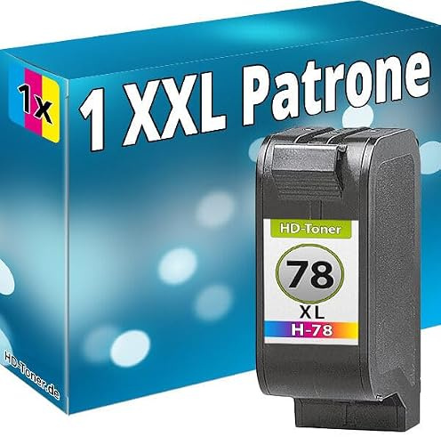 Inkadoo XL Tinte PATRONE für HP 78 KOMPATIBEL DRUCKERPatronen Refill