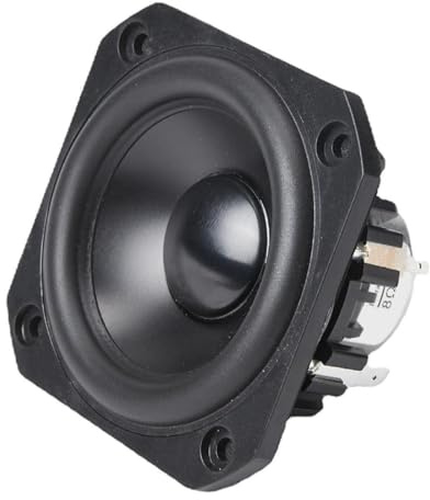 UieoKakeh Waterproof Loudspeaker 3Inch 95AF Audio Speaker 25W 8Ohm Horn, Fidelity Loudspeaker