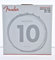 Fender Stainless 350's Guitar Strings, Stainless Steel, Ball End, 350R Gauges .010-.046, (6)