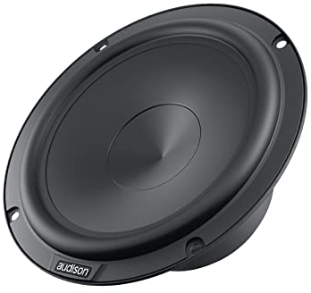 Audison AP 6.5 – 165-mm Tieftöner-Paar, 210W Peak, stark dämpfende Presspapiermembran, OEM-kompatibles Design für Car-HiFi-Systeme
