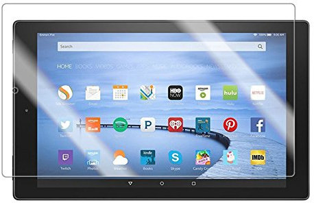 Lobwerk 2X Schutzfolien für Amazon Fire HD10 2017/2019 10.1 Zoll Display Folie Schutz blasenfrei