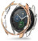 MJRom für Samsung Galaxy Watch 3 Hülle 45mm, PC Bling Schutzhülle Stoßstangenschale Kompatibel mit Samsung Galaxy Watch 3 (2020) Smartwatch Zubehör (45mm, Rosegold)