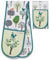 100% Cotton Double Oven Hot Pot Glove Mitt Various Prints (Forrest)