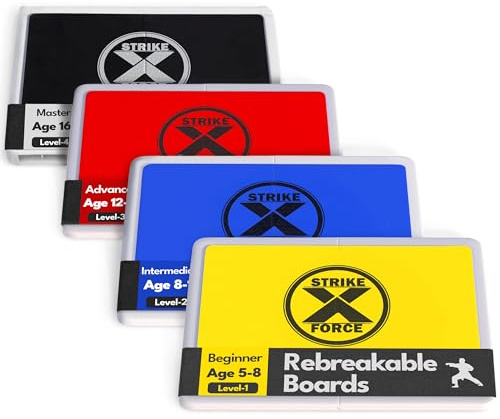 STRIKEXFORCE Rebreakable Punching Board, Taekwondo Karate and Martial Arts Board, Karate Breaking Board for Kids and Adults, Boxing Equipment and Karate Breaking Board