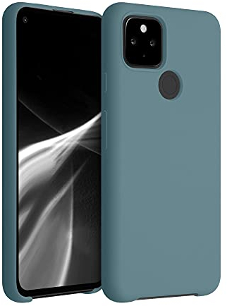kwmobile Cover per Google Pixel 4a 5G Custodia - Back Case per Smartphone in Silicone TPU - Protezione Gommata - artic night