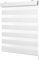 Ventanara® Doppelrollo Weiss mit Kassette Weiss Matt Duorollo Rollo Rolljalousie viele Größen (180 x 160 cm, Weiss/Kassette Weiss Matt)