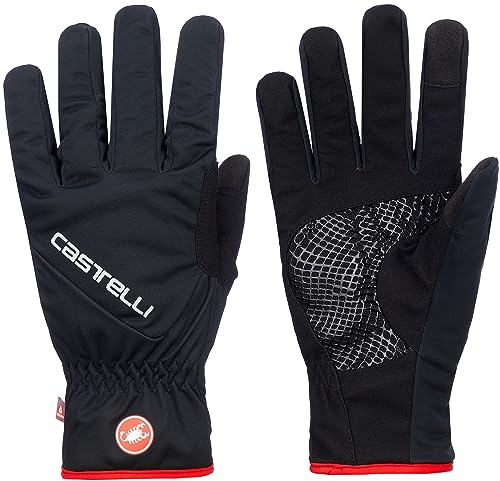 Castelli Men's ENTRATA Thermal Glove Cycling, Black, L