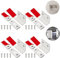 ZACUDA 4 Stück Schrank Magnet L-Shape Magnetschnäpper Stark Magnet Türschließer Selbstklebend Magnetverschluss für Schubladen Schrank Küchenschrank Schiebetür (40 * 24 * 15mm)