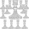 AVLA Bougeoirs en cristal, 10,2 cm de hauteur, lot de 12 bougeoirs en verre transparent épais pour mariage, fête et décoration de rebord de fenêtre, décoration de la maison, motif diamant