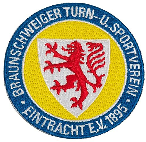 Eintracht Braunschweig Aufnäher Logo 7cm Patch farbig BTSV - Plus Lesezeichen Wir lieben Fußball