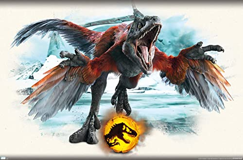 Trends International Jurassic World: Dominion – Pyroraptor Focal Wandposter, 56,8 x 86,4 cm, ungerahmt