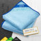 washly Putztücher Oeko-TEX 30 x 30 cm – 4 Blaue Mikrofasertücher - Mikrofaser Putzlappen für den Haushalt - 430 GSM Microfaser Reinigungstuch - Putztuch extra dick Ultra saugstark weich fusselfrei