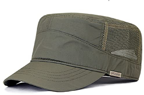 Ciamlir Basecap Herren Big Head Man Large Size Army Baseball Flat Cap Herren Sommer Polyester Plus Size Mesh Military Trucker Hat 55-60Cm 60-65Cm,Armeegrün,60-65Cm