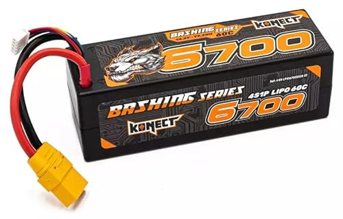 Lipo 4S 6700mAh 14.8V 60C 4S1P Bashing XT90