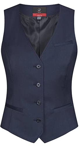 GREIFF Modern WITH 37.5 Damen Business-Weste Regular Dunkelblau 52