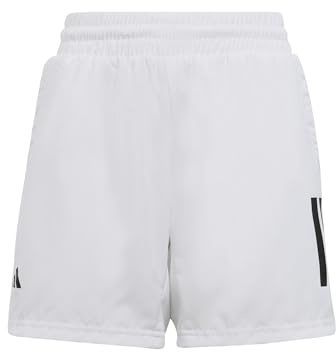 Adidas Jungen Club Tennis 3-Stripes Shorts, White, 9-10 Years