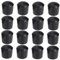 Toddmomy 16pcs Post Caps Accessories Black Covers Plugs Standard Foosballs Desktop Pole Grip Tables Part Iron Rubber Rod Football Foosball Round Protectors End Safety Cap Universal Table