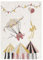RugVista, Monkey Circus, Kinderzimmer Teppich, 100 x 160 cm, Kinderteppich für Kinder, Spielteppich für Babys, Modernes Design, Kurzflor, Keine schädlichen Stoffe, Off-Weiß/Blau