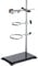 YOKIVE Laboratory Stand Support Set, Chemical Resistant Steel Ring Stand Set Lab Support with Clamp Ring, Great for Chemistry Industrial Labs (16-inch Rod)