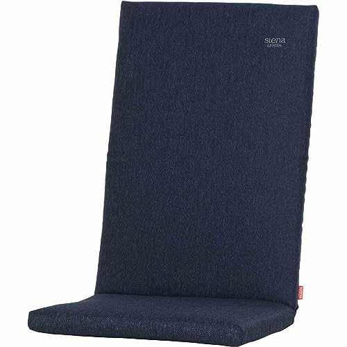 Siena Garden Aster Auflage zu Sessel, 123 cm, Fish Bone d.blau Bezug aus 100% recyceltes Polyester, Dessin 245, Fish Bone dunkelblau