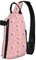 Umhängetasche, Sling-Rucksack, Happy Bubble Tea, Reisen, Wandern, Brust, Tagesrucksack, Schultertasche mit einem Riemen