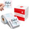 Phomemo M110/M220/M221/M200/M120/M100/M108/M150/M250/M260 Etiketten, 1.96x1.96(50x50mm) Thermalkreis Farbverlaufs-Etikett für Barcode/Logo/Geschenk-Etiketten, 150 Etiketten/Rolle, Blau/Rosa