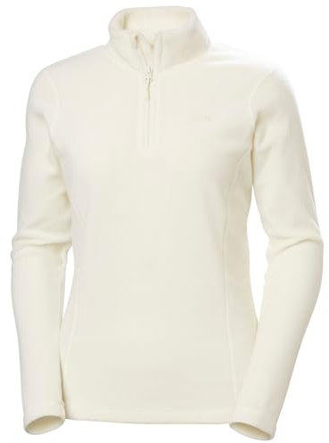 Helly Hansen Damen W Daybreaker 1/2 Zip Fleece Baselayer Jacket, 047 Snow, L EU