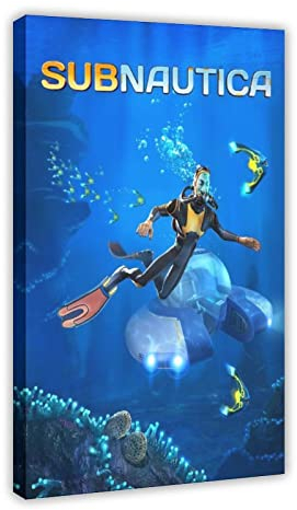 Subnautica Poster Leinwand Poster Schlafzimmer Dekor Sport Landschaft Büro Zimmer Dekor Geschenk Rahmenstil 40 x 60 cm