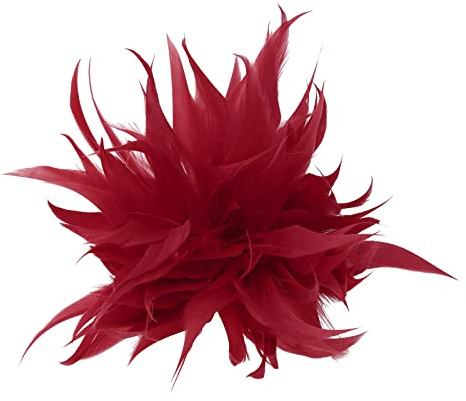 BYUTFA Brosche Feder Schal Mode Schnalle Weihnachten Schmuck Feder Blume Abzeichen Damen Mädchen