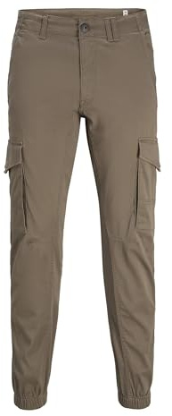 JACK & JONES Men's Jpstpaul Jjflake Cargo Noos Trousers, Morel, 30 W/32 L