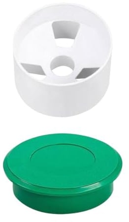 F Fityle Golf Hole Cup with Cap Portable Golf Putting Hole Cup with Cover Green Golf Hole Cover Set Golf Training Accessories for Backyard Golf Practice