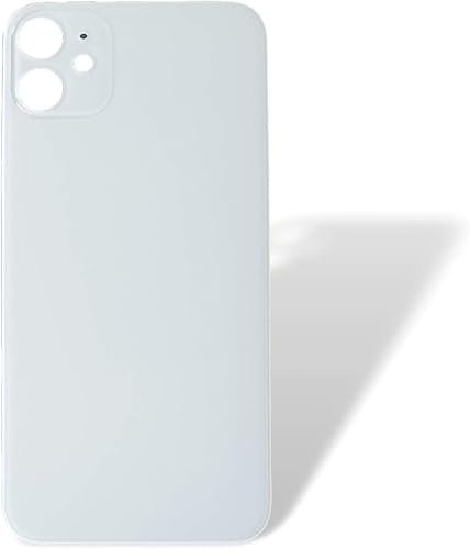 ZAMAN FOR Back Cover Glass compatibile with iPhone 11 | Rear Housing Replacement (White)