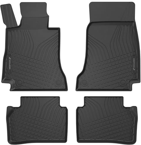 Walser Premium Fussmatten Auto für Seat Arona/Seat Ibiza V/VW Polo VI 2017-Heute, Skoda Fabia IV/VW Taigo 2021-Heute, 100% passgenaue Gummimatten Auto - Made in EU, robuste Fußmatten Auto