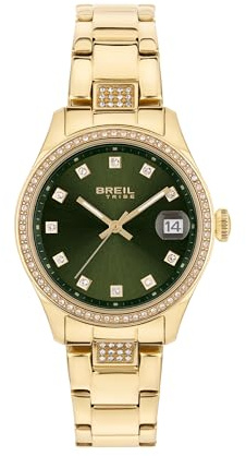 Breil Uhr Damen, Armband aus Stahl, Gehäusedurchmesser 32 cm | Sammlung CLASSIC ELEGANCE, Uhrwerk Quartz Analog, Wasserbeständig bis 50 Meter, Schmuck als Geschenkidee Damen