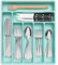 Lifewit Besteckkasten für Schubladen, Besteck Organizer Schublade Organizer Küche Kompakt Besteckeinsatz Utensilienhalter für Schublade aus Kunststoff für Löffel, Gabeln, 7 Fächern, Türkis