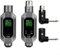 Micrófono inalámbrico Transmisor de audio y sistema receptor adaptador de micrófono XLR enchufable para micrófono dinámico, mezclador de audio, sistema PA, G6 (1 en 1)
