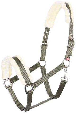 Imperial Riding Halfter IRHClassic Fur, Olive Green, C/S