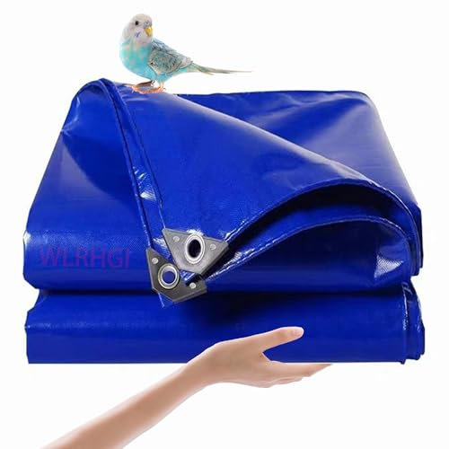 WLRHGl Toile Pergola, 0.5 x 2.5 m Bâche Pergola ou Tonnelle étanche en PVC pour terrasse WLR010, Bleu