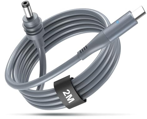 QCHMM Starlink Mini USB C zu DC Stromkabel, Starlink Mini-Kabel 2M, 100 W Eingang, Wasserdichtes, kompatibel mit 65 W+ Power Bank