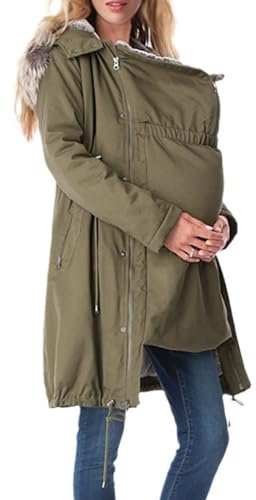 MODSGUE Jackenerweiterung mach Deine Lieblingsjacke zur Umstandsjacke oder Oversize Tragejacke für Jede Jacke & Konfektionsgröße für Schwangerschaft & Baby-Tragezeit Ganzjahres-Kombi